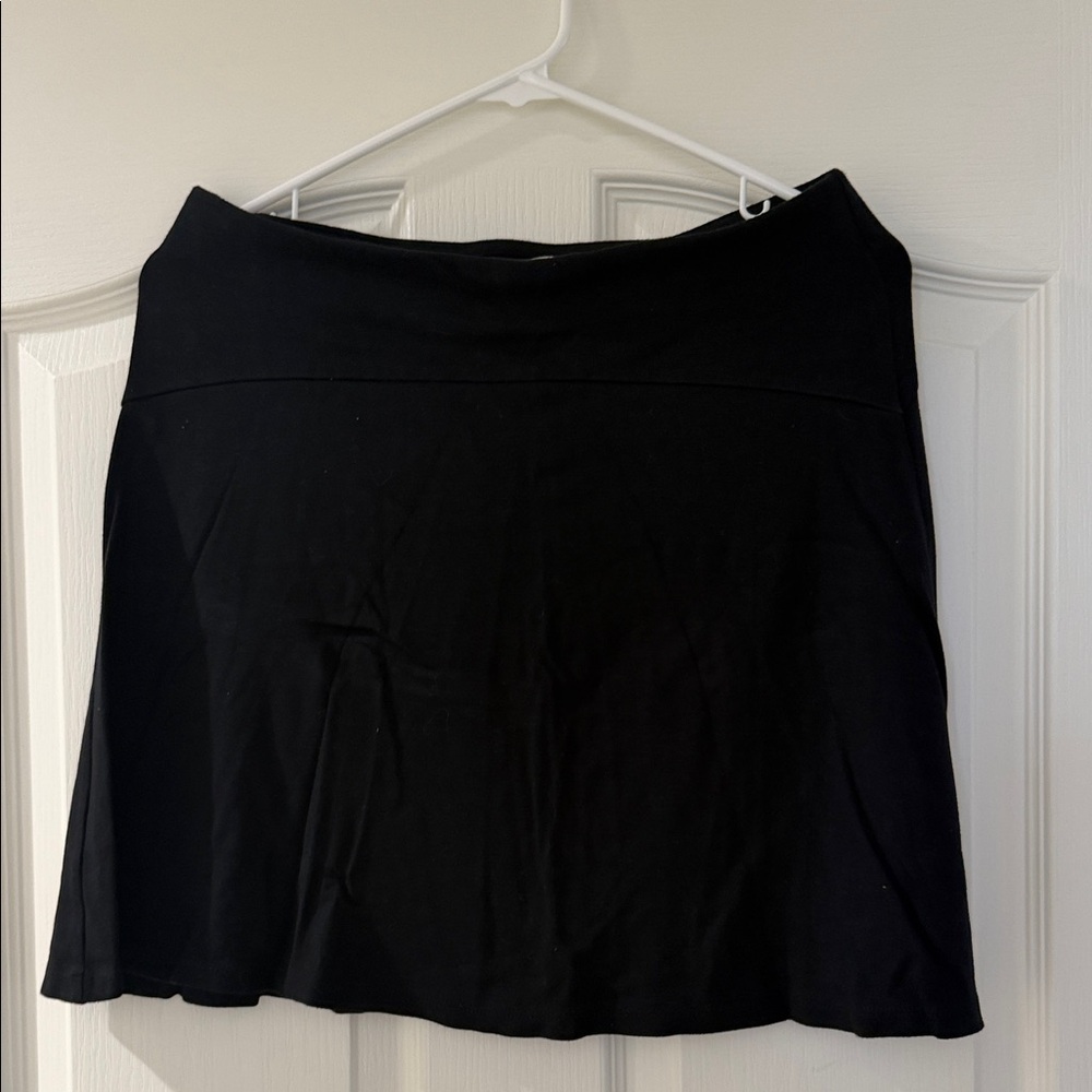 Loft jersey black skirt size small